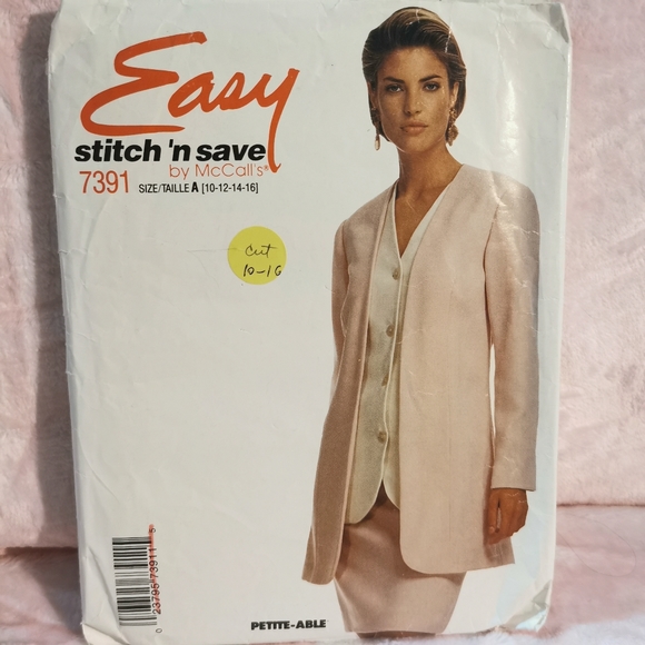 🪡Lot 11 Sewing Patterns Misses/Women 90s 2000s Fashion, Petite-able, size 8-16 - Picture 11 of 13